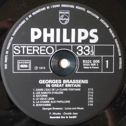 Georges Brassens : In Great Britain (LP, Album, RE, Gat)