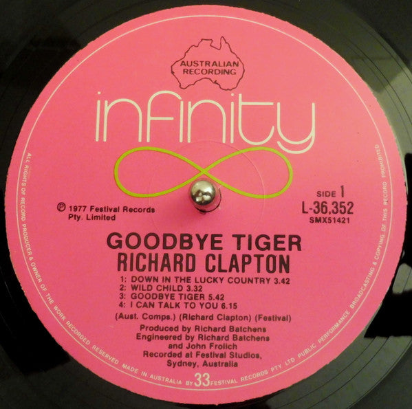 Richard Clapton : Goodbye Tiger (LP, Album)