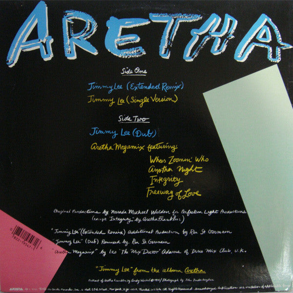 Aretha Franklin : Jimmy Lee / Aretha Mega Mix (12")