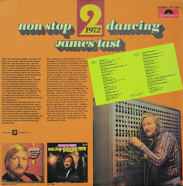 James Last : Non Stop Dancing 1972 - N. 2 (LP, Album)