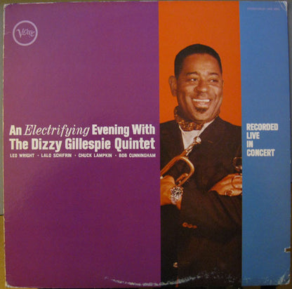 Dizzy Gillespie Quintet : An Electrifying Evening With The Dizzy Gillespie Quintet (LP, Album, RE)