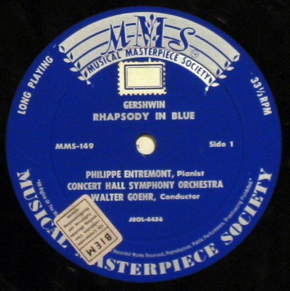 George Gershwin : Rhapsody In Blue; Ein Amerikaner In Paris (10")