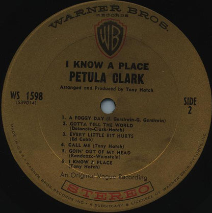 Petula Clark : I Know A Place (LP, Album)