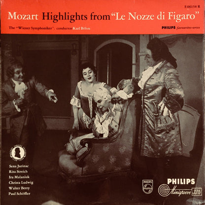 Wolfgang Amadeus Mozart : Highlights From "Le Nozze Di Figaro" (10", Mono)