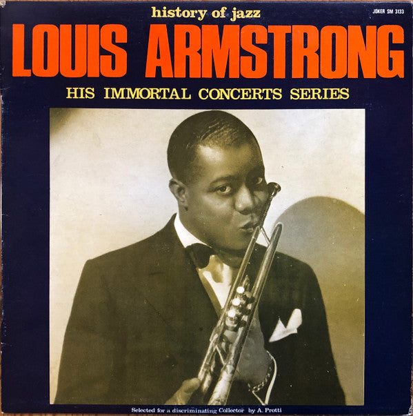 Louis Armstrong : His Immortal Concert Series (LP)