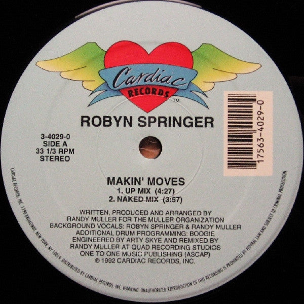 Robyn Springer : Makin' Moves (12")