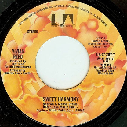 Vivian Reed : Start Dancin' / Sweet Harmony (7")