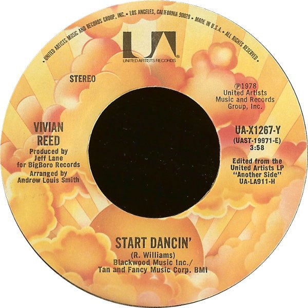 Vivian Reed : Start Dancin' / Sweet Harmony (7")