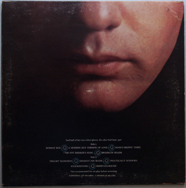 Neil Diamond : Velvet Gloves And Spit (LP, Album, Glo)