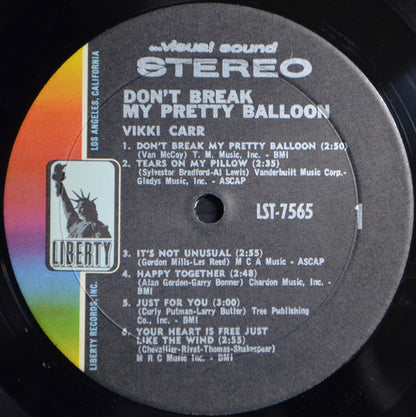 Vikki Carr : Don't Break My Pretty Balloon (LP, Album)