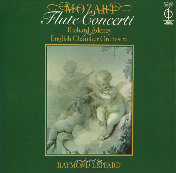 Wolfgang Amadeus Mozart ; Richard Adeney, English Chamber Orchestra Conducted By Raymond Leppard : Flute Concerti (LP)