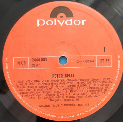 Peter Belli : Peter Belli (LP, Album)