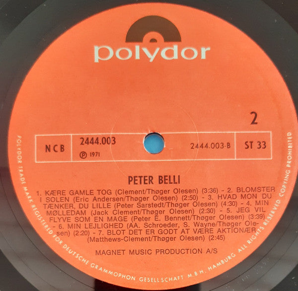 Peter Belli : Peter Belli (LP, Album)