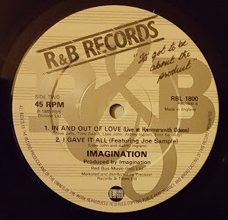 Imagination : Found My Girl (12", Single)