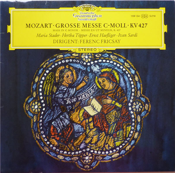 Wolfgang Amadeus Mozart, Maria Stader, Hertha Töpper, Ernst Haefliger, Ivan Sardi, Ferenc Fricsay : Grosse Messe C-moll, KV 427 = Mass In C Minor, K. 427 (LP, RE)