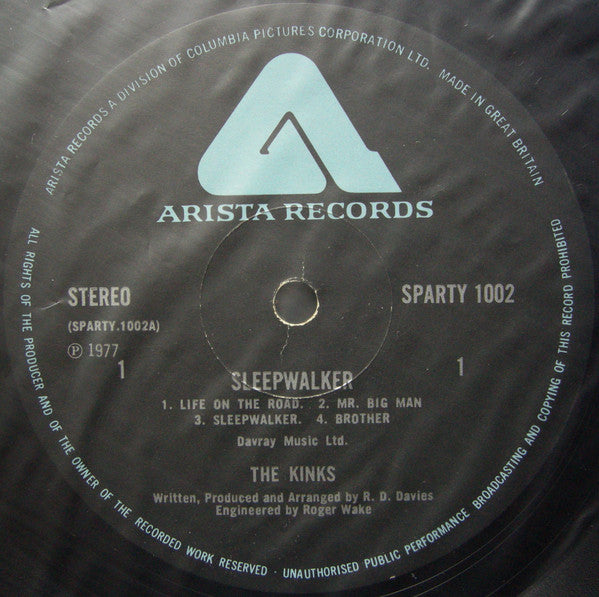 The Kinks : Sleepwalker (LP, Album)