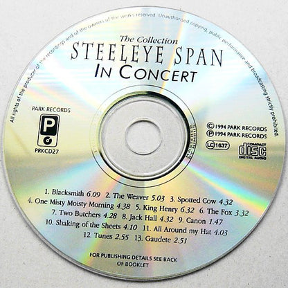 Steeleye Span : The Collection: Steeleye Span In Concert (CD, Album)