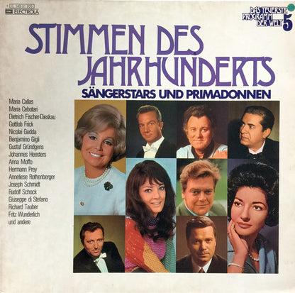 Various : Stimmen Des Jahrhunderts - Sängerstars Und Primadonnen (LP, Comp)