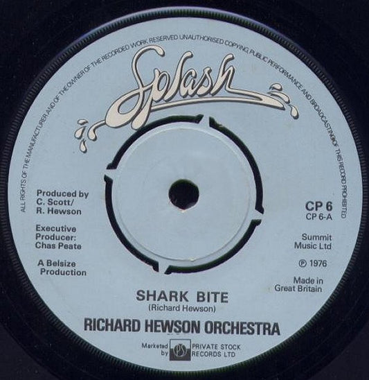 The Richard Hewson Orchestra : Shark Bite / Hammerhead (7")