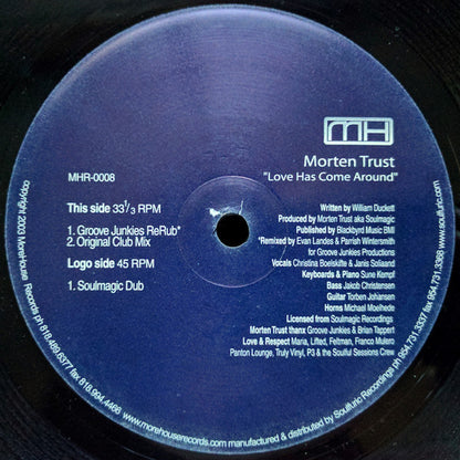 Morten Trøst : Love Has Come Around (12")