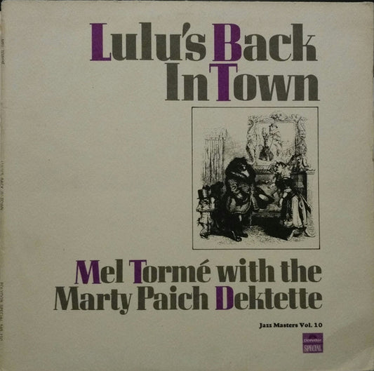 Mel Tormé With The Marty Paich Dek-Tette : Lulu's Back In Town (LP, Album, RE)