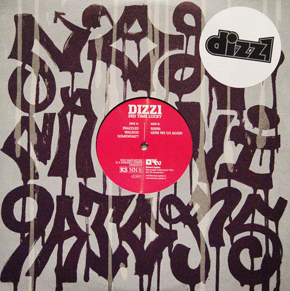 Dizz1 : 3rd Time Lucky (12", EP)