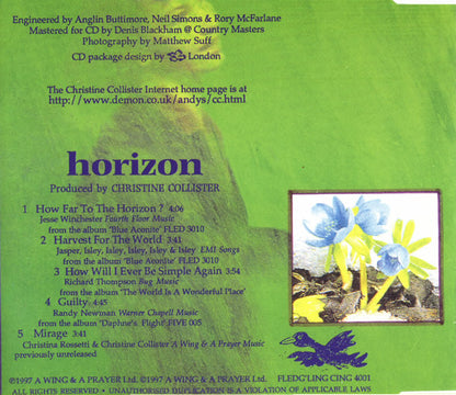 Christine Collister : Horizon (CD, MiniAlbum)