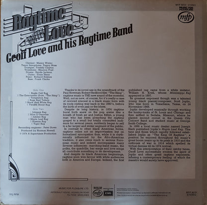 Geoff Love And His Ragtime Band : Ragtime With Love (LP, Album)