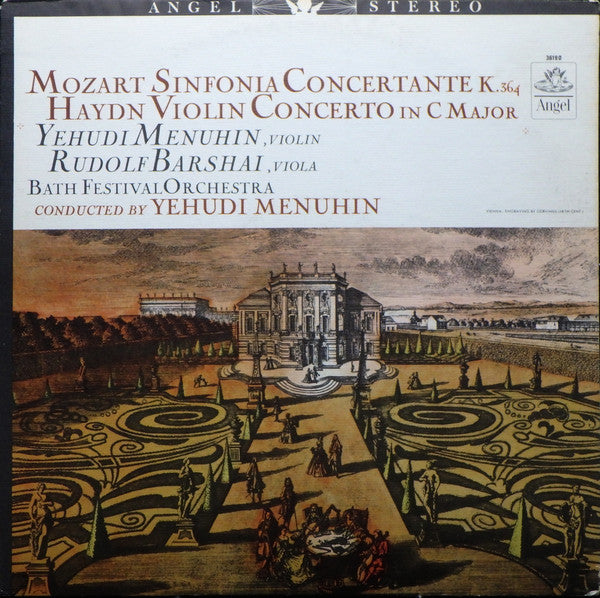 Wolfgang Amadeus Mozart / Joseph Haydn - Yehudi Menuhin, Rudolf Barshai, Bath Festival Orchestra : Sinfonia Concertante K. 364 / Violin Concerto In C Major (LP, RE, RP)