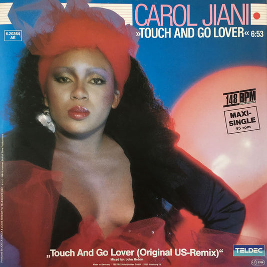 Carol Jiani : Touch And Go Lover (12", Maxi)