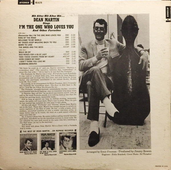 Dean Martin : (Remember Me) I'm The One Who Loves You (LP, Album)