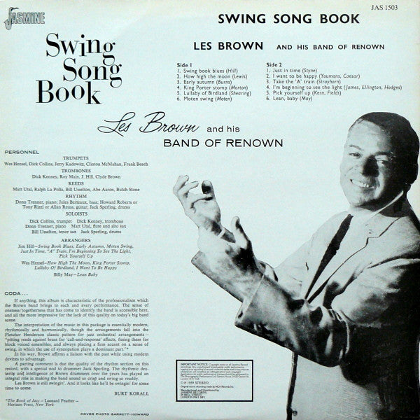 Les Brown And His Band Of Renown : Swing Song Book (LP, Album, RE, Gat)