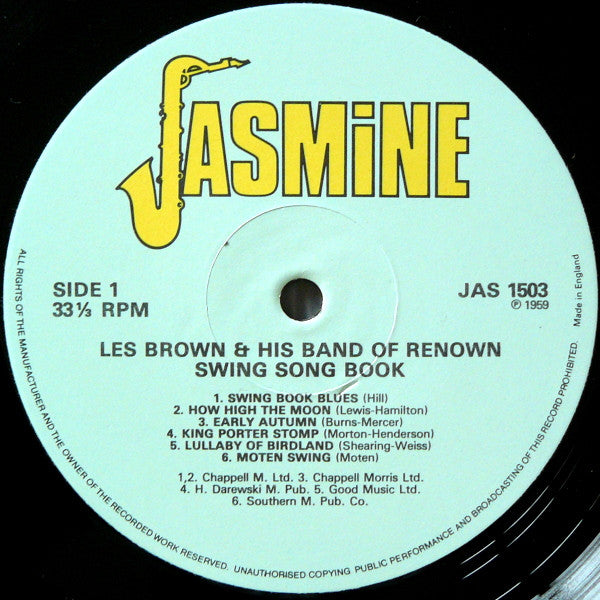 Les Brown And His Band Of Renown : Swing Song Book (LP, Album, RE, Gat)