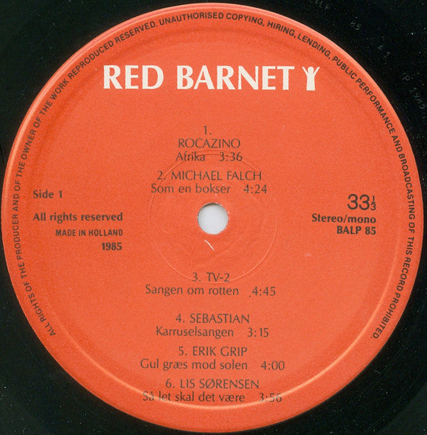 Various : Red Barnet (LP, Album)