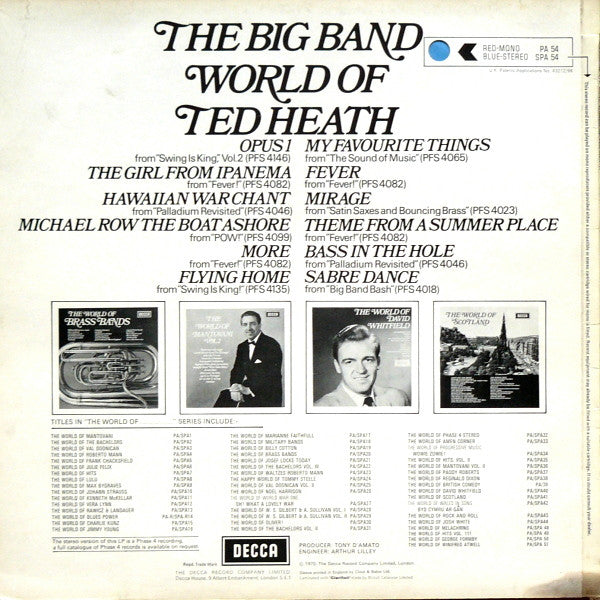 Ted Heath And His Music : The Big Band World Of Ted Heath (LP, Album)