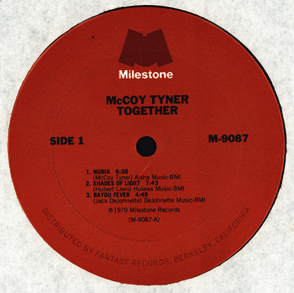 McCoy Tyner : Together (LP, Album, Gat)