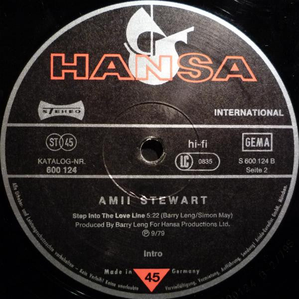 Amii Stewart : Jealousy (Long Version) (12", Single, Ltd)