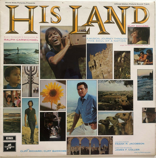 Cliff Richard & Cliff Barrows With Ralph Carmichael Orchestra And The Ralph Carmichael Singers : His Land (LP, Album)