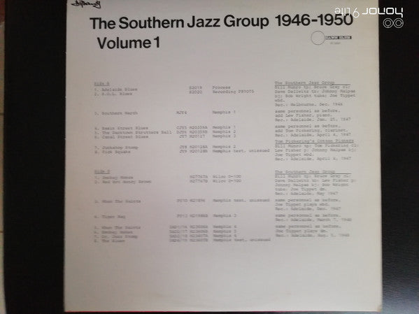 The Southern Jazz Group : Jazz From Down Under - The Southern Jazz Group 1946-1950 Volume 1 (LP)