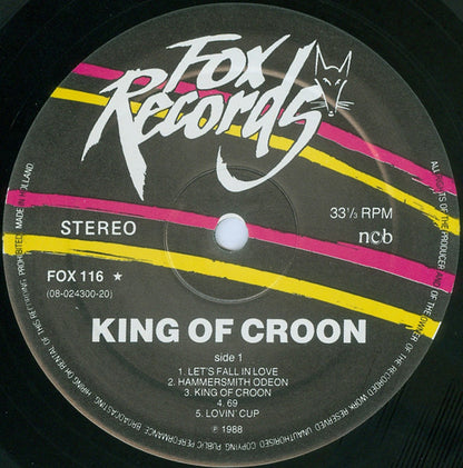 Lars Muhl : King Of Croon (LP, Album)