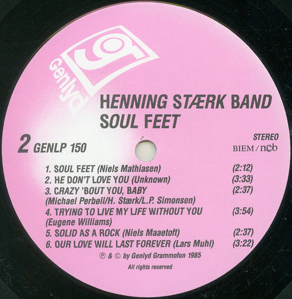 Henning Stærk Band : Soul Feet (LP, Album)