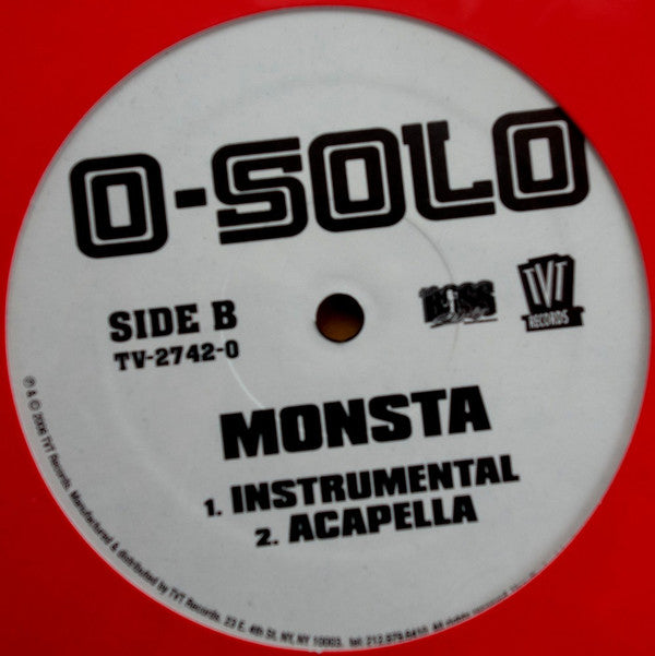 O-Solo : Monsta (12")