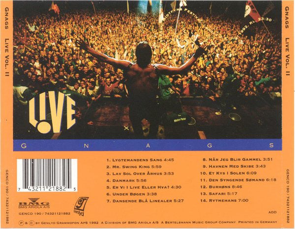 Gnags : Live Vol. II (CD, Album)