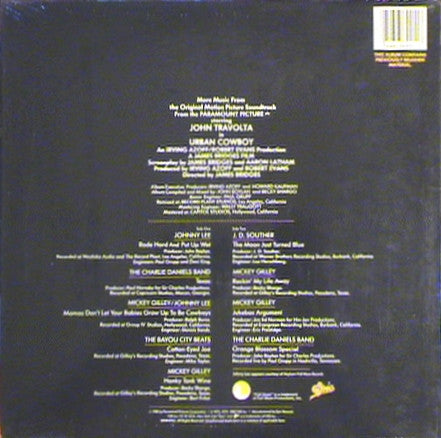 Various : Urban Cowboy II (More Music From The Original Motion Picture Soundtrack) (LP, Album, Comp)