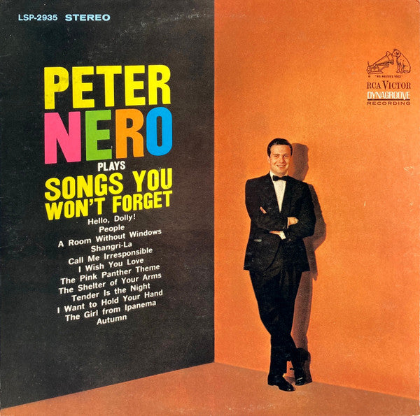 Peter Nero : Peter Nero Plays Songs You Won't Forget (LP, Album)