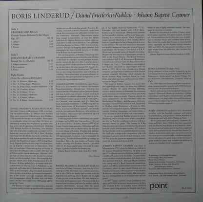 Boris Linderud, Daniel Friedrich Rudolph Kuhlau, Johann Baptist Cramer : Grande Sonate Brillante, Es-dur, Opus 127 / Sonate Nr. 1 / 8 Etuder (LP, Album)