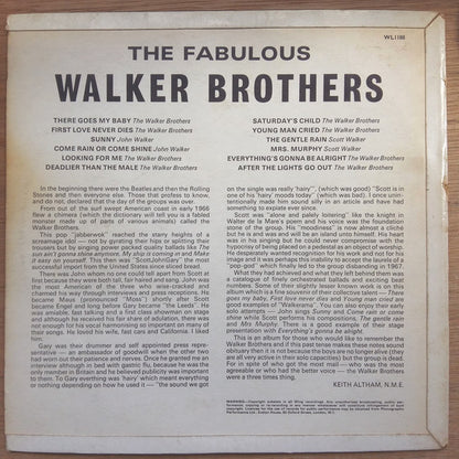 The Walker Brothers : The Fabulous Walker Brothers (LP, Comp, RE)