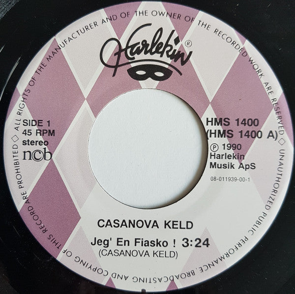 Casanova Keld : Jeg' En Fiasko! (7", Single)