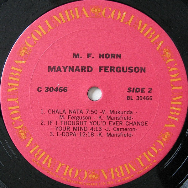 Maynard Ferguson : M.F. Horn (LP, Album, RE)