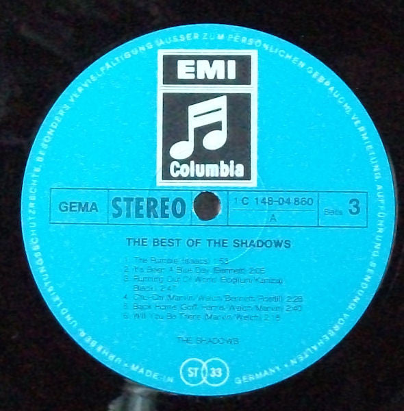 The Shadows : The Best Of The Shadows (2xLP, Comp, Gat)